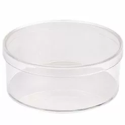 Small Round Crystal Clear Container 015C