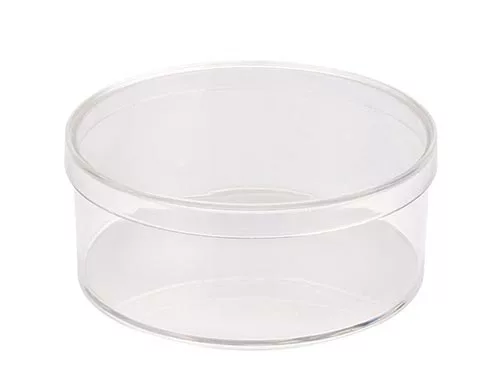 Small Round Crystal Clear Container 015C
