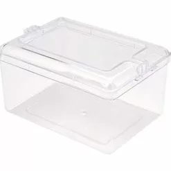 Square Plastic Container With Decorative Lid – 079C