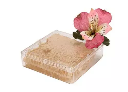 Cut Comb Honeycomb Container – 091C - Image 2