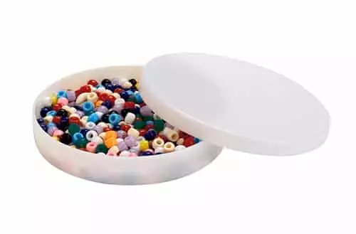 Round Plastic Container White – 170CHIPS - Image 3