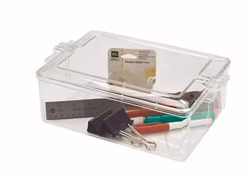 Clear Square Plastic Containers – 195C - Image 2