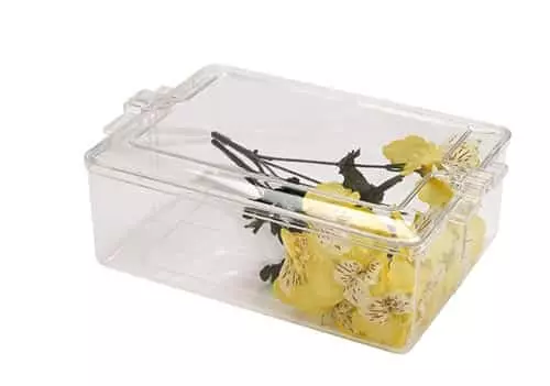 Clear Square Plastic Containers – 195C - Image 5