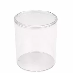 Round Clear Plastic Container With Lid – 282C