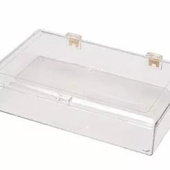 Square Clear Plastic Hinged Boxes – 9-1/2″ X 6-1/4″ X 1-9/16″ – 600C-PC