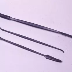 Hand-Cut Riffler Rasps By Auriou Type 6 -Half Round/Triangular