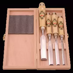 Special Promotion! Bevel Edge Chisel Set By Two Cherries