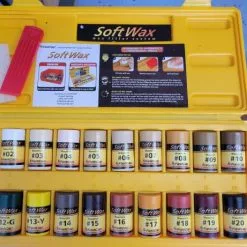 Liberon Finishing Supplies FastCap SoftWax Wax Filler Kit With 20 Blendable Colors