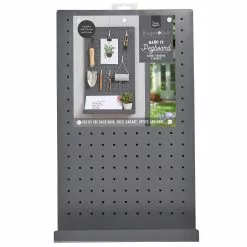 Burgon And Ball Hang It Pegboard - Charcoal