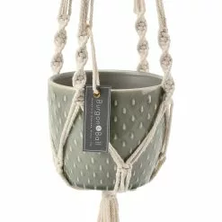 Burgon & Ball Macramé Hanging Pot