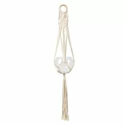 Burgon & Ball Macramé Plant Pot Hanger - Woodstock