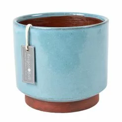 Burgon & Ball Malibu Blue Glazed Pot - Extra Large
