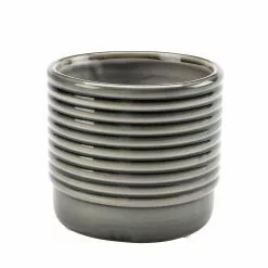 Burgon & Ball Oslo Grey Glazed Pot - Small