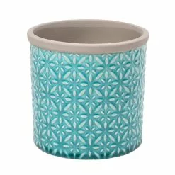 Burgon & Ball Tuscany Blue Glazed Pot - Small