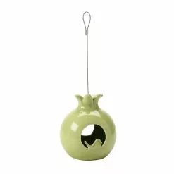 Burgon And Ball Sophie Conran Ceramic Bird Feeder - Pomegranate