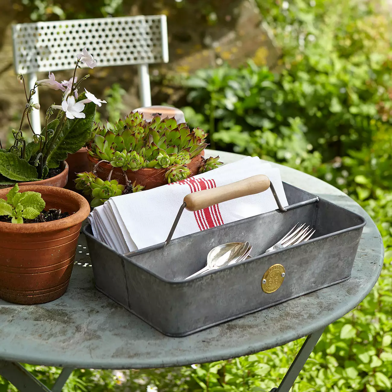 Burgon & Ball Sophie Conran Galvanized Trug - Image 5