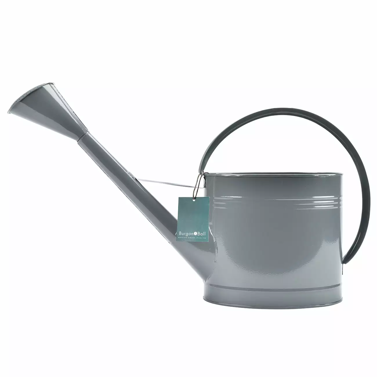 Burgon & Ball Waterfall Watering Can - 9 Litre - Slate - Image 2