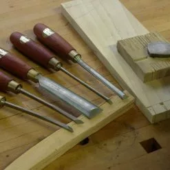 Ashley Iles - Carving, Turning & Bench Chisels Round Back Dovetail Chisels By Ashley Iles