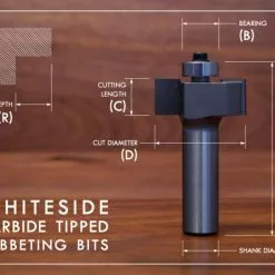 Whiteside Router Bits Whiteside Rabbeting Router Bits