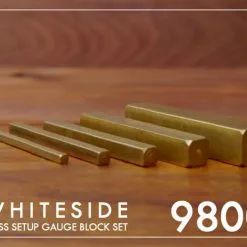 Whiteside Router Bits Brass Set-Up Gauge Blocks By Whiteside